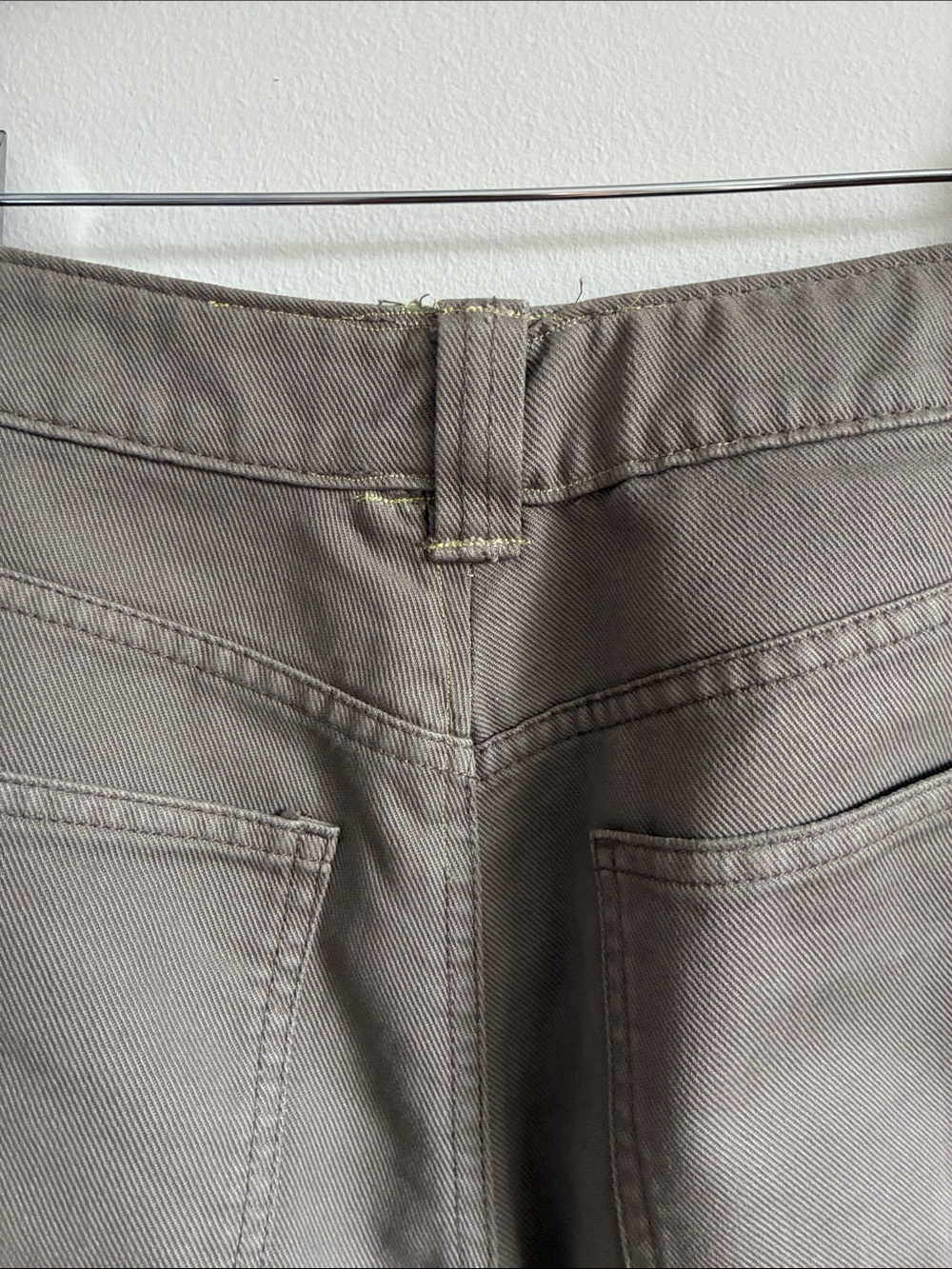 TNA Women's Straight-Leg Trousers in Taupe - Picture 3 of 6